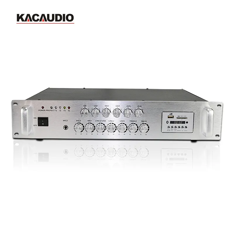 KACAUDIO PA 6 zona amplificador mezclador de 700W
