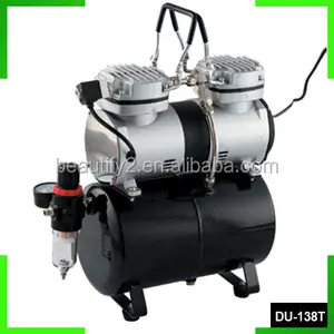 DU-138T double switch air compressor with tank