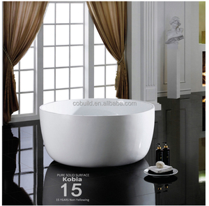 Hotel bathroom small round <strong>bathtub</strong> freestanding <strong>used</strong> <strong>bathtub</strong> $12 additional for acrylic pop up drainer COBUILD - Product Image 6