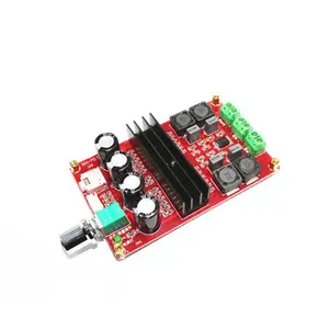 Papan Amplifier Digital Audio TDA3116D2, XH-M190 Tabung Audio Stereo Kelas D 2.0 DC12-24V Penguat HIFI 2*100W