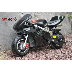 QWMOTO 49cc Pocket Bike Gas Powered Mini Moto Xe Đạp 49cc Trẻ Em Sử Dụng Mát Xe Máy