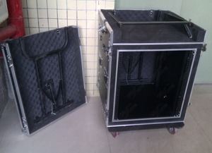 16 Không Gian Ván Ép Nhôm Amplifier Rack Trường Hợp Chuyến Bay - Product Image 2