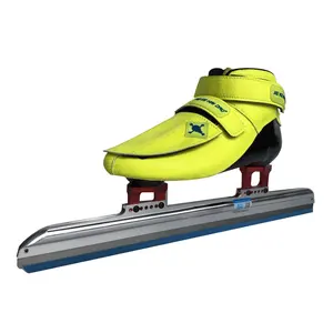 时尚固定尺寸冰速 skates 鞋赛车运动滑冰手工短轨道冰滑冰