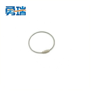 Câble porte-clés en <span class=keywords><strong>acier</strong></span> inoxydable, 1.0mm 1.5mm <span class=keywords><strong>2mm</strong></span>, 1 pièce, meilleure vente, pour porte-monnaie - Product Image 4