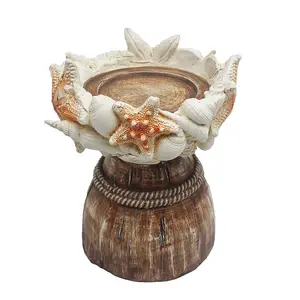 Seashell Decor Beach Kaarshouder Zee Shell Votiive Kaarshouder voor Sales