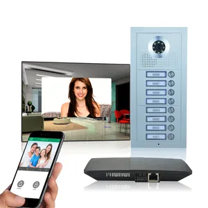 Wifi Direct-Call Appartement Video Deurtelefoon 7 Inch Spiegel Effect Gebouw Intercom Systeem Controle Uw Deur Door Smart telefoon