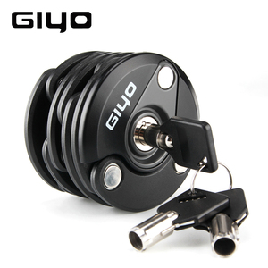 GIYO-candado antirrobo para bicicleta, candado para cadena de bicicleta de montaña o carretera - Product Image 2