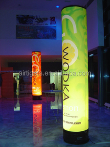 Publicidad al aire libre de iluminación con <span class=keywords><strong>la</strong></span> impresión de <span class=keywords><strong>la</strong></span> insignia, Por encargo LED inflable pilares/columnas - Product Image 1