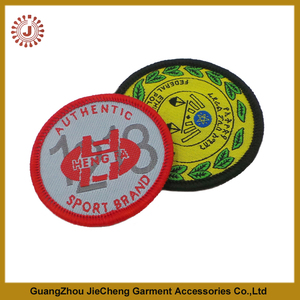 Personnalisé badges nom design maker coudre sur tissé patché insignes pour les vêtements - Product Image 5