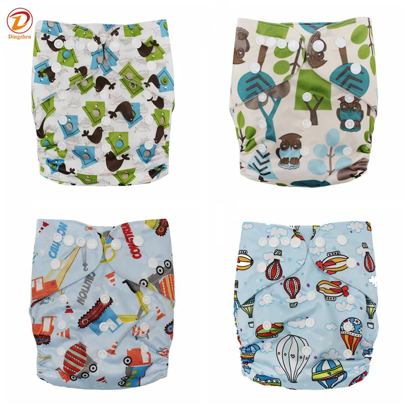 Reusable One Size baby cloth diaper for baby washable pocket diaper