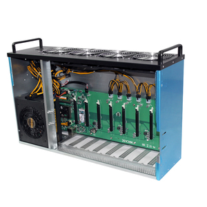 High Quality Computer Server Case 4u Gpu Chassis with 1600W Psu Support <strong>Rx570</strong> 8gpu Server Case - Product Image 6