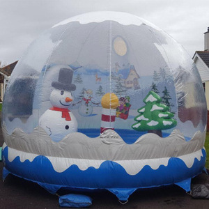 Globes de Noël gonflables géants transparents pour jardin, boule de neige gonflable de taille humaine pour spectacle en direct - Product Image 3