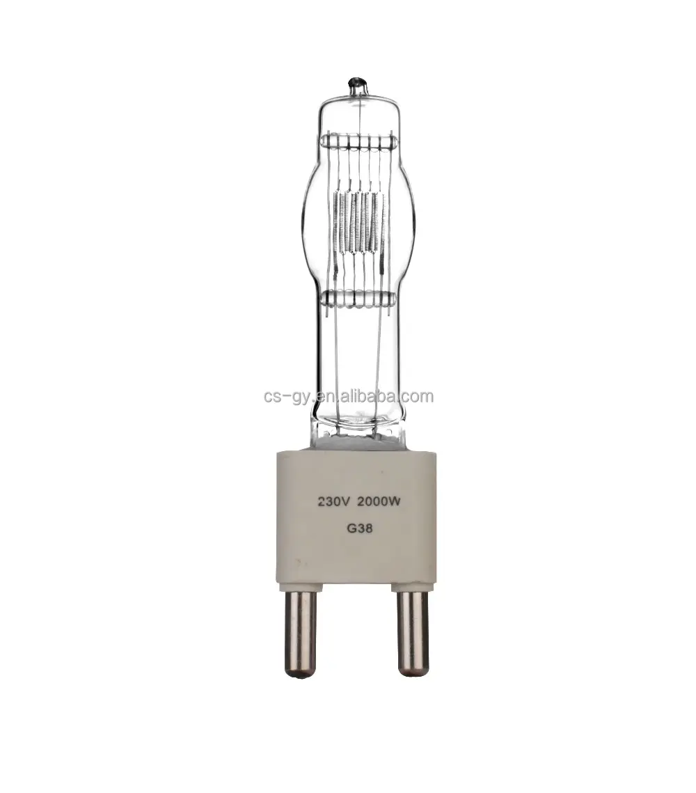 Fkk/CP73 230ボルト2000ワットハロゲン電球g38ハロゲンスタジオ照明