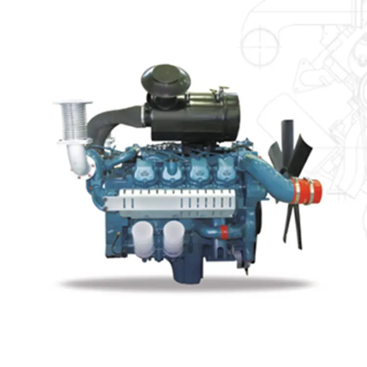 12 cylinders Daewoo 620KW diesel engine 12DWV-695