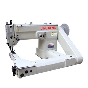 JN-1126/2126 Kim Đơn Unison Thức Ăn Thức Ăn-Off-The-Cánh Tay Máy May Máy May Zigzag Nhiệm Vụ Nặng Nề Chất Liệu máy May Máy May Zigzag