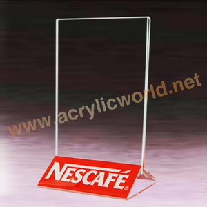 A4 Adjustable Poster Sign <b>Stand</b> Acrylic Display - Product Image 6