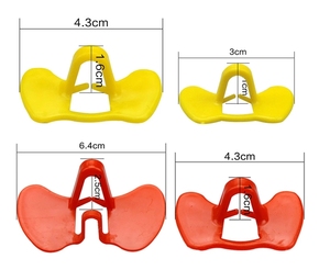 Gafas intermitentes de plástico rojo para pollo, aves de corral, pavo, <span class=keywords><strong>faisán</strong></span> - Product Image 5