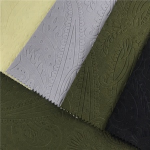 Độc đáo kết cấu Poly sketchi 3D hoa dập nổi vải cho phụ nữ thanh lịch 'hàng may mặc - Product Image 2