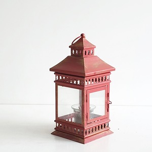 <span class=keywords><strong>Lot</strong></span> de 2 En Métal Fer Étage Paysage Carré <span class=keywords><strong>LED</strong></span> Lampe D'ouragan Antique lanterne de <span class=keywords><strong>bougie</strong></span> - Product Image 6