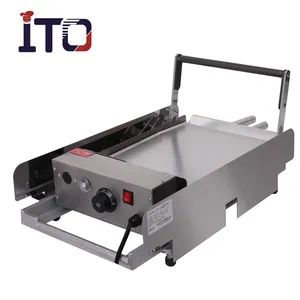 CI-212 Industrial Electric High Quality Table Top Automatic Hamburger Grill Machine