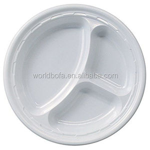 Calidad premium irrompible plástico desechable 10 "platos divididos <span class=keywords><strong>para</strong></span> adultos - Product Image 1