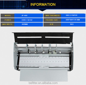 Electrice Hendido y Perforación De la máquina/sola columna bisagra de perforación y corte de papel plegado - Product Image 3