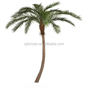 artificial uv resistant trunk plastic house factory decorative small for shopping mall sale plastic big palm tree