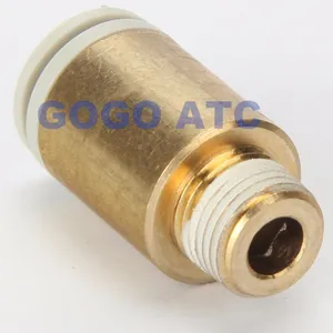 High quality High quality fittings KQ2S04-M6 O.D 4mm thread M6 hexagon socket head male connector one-touch fitting Pneumatic Components