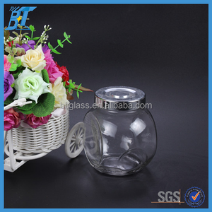 Plat en forme de <span class=keywords><strong>tambour</strong></span> bocal en verre pour le miel avec cap - Product Image 6