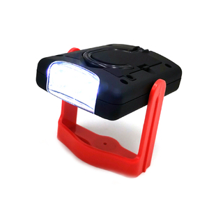 Avec crochet de base magnétique, 2x20led + 3led à piles, lampe de travail - Product Image 5