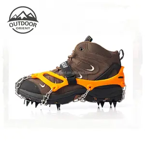 OuterStar Traction Cleats Ice Snow Grips Anti Slip 12 Stainless Steel Spikes Crampons for Footwear