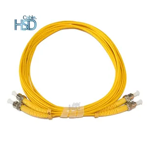 Cabo de remendo de fibra g652d, cabo de fibra de modelo único, de alta qualidade, azul, verde, vermelho, amarelo, exterior