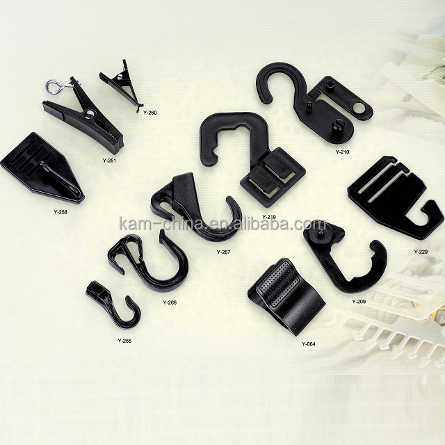 High quality fashion garment accessories different size for plastic hook   clip belt buckles