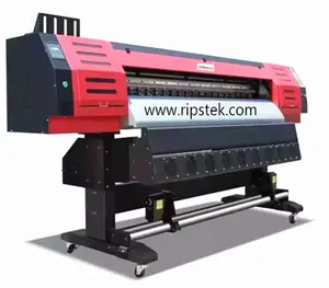 Shanghai Pasokan Pabrik ALLWIN 1.8M/3.2M Eco Pelarut Printer dengan Ganda Dx5/Dx7 Head