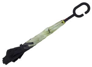 Nueva flor interior c Forma mango a prueba <span class=keywords><strong>de</strong></span> viento paraguas invertido - Product Image 2