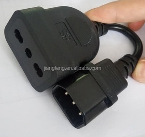 IEC C13 a conector de extensión italiano VDE CE aprobación Italia cable - Product Image 1
