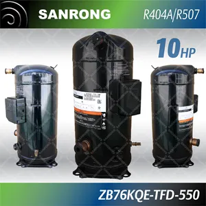 Neue R404A 10HP ZB76KQE-TFD-550 ZB76KQE-TFD-551 ZB76KQE ZB Copeland Scroll Kompressor