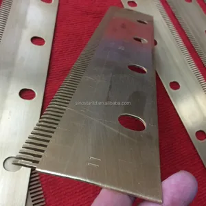 Máquina de processamento de alimentos com dentes de corte faca