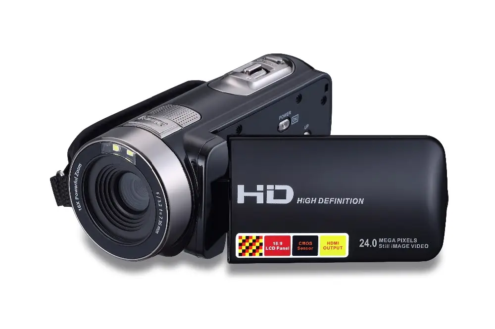 3.0 дюймов Сенсорный Экран 16MP Mini HD DV Камеры 16X Цифровой Зум HDV-301STR