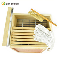 Ruche en bois à deux étages Benefitbee, 8/10 cadres, Langstroth, pour apiculteur, apiculture, ruche en bois