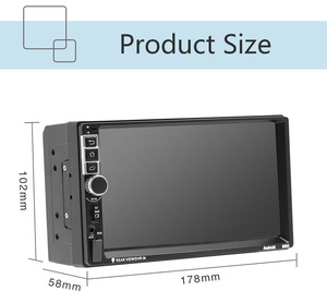 8802 Mobil Multimedia <span class=keywords><strong>Player</strong></span> <span class=keywords><strong>Android</strong></span> Universal 7 "2DIN Layar Sentuh <span class=keywords><strong>MP5</strong></span> Auto Radio Mendukung TF Bt GPS USB FM Mirrorlink - Product Image 2