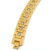 Bracelet Quantum de thérapie magnétique en titane, bijou en acier inoxydable, nouveau Costume de New York, livraison gratuite
