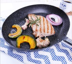 Vente chaude En Aluminium <span class=keywords><strong>Pas</strong></span> <span class=keywords><strong>Cher</strong></span> Poêle À Frire En Marbre Antiadhésif Poêle Poisson Granit Revêtement Émissions De Télévision En Aluminium Ustensiles De Cuisine Poêle À Frire Ronde EN GROS - Product Image 3