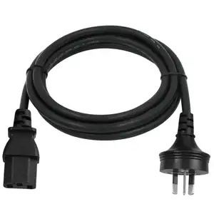 KUNCAN computer 250v Australian power Cords Iec 320 C13 Connector Au 3pin Saa Power Cable