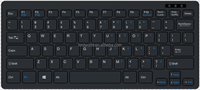 Keyboard sunyi, ramping Mini kabel datar profil rendah 87 tombol