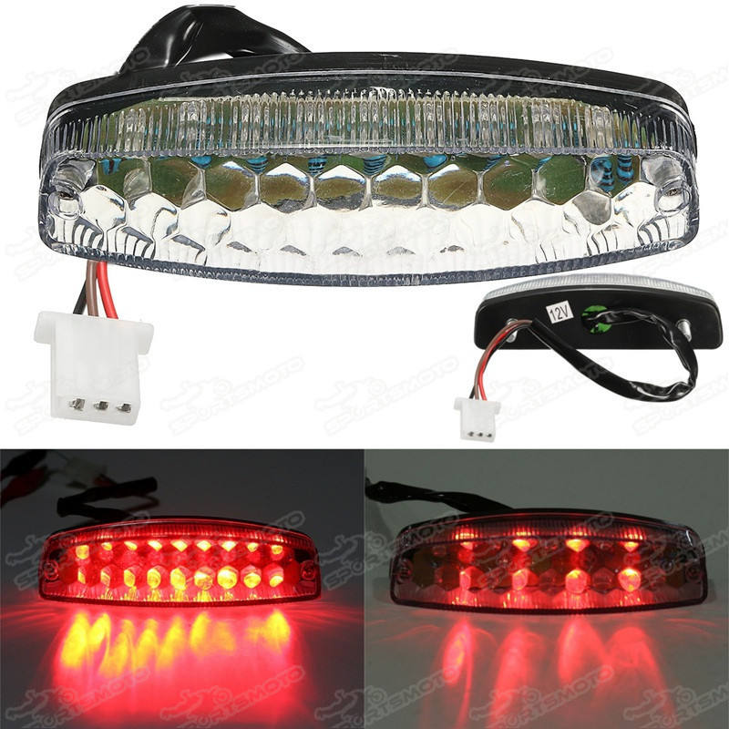 NEW LED REAR TAIL LIGHT 50CC 70CC 110CC 125CC ATV QUAD ROKETA SUNL TAOTAO NST - Foto 10