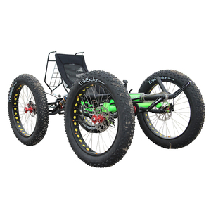 Inventaire allemand de haute qualité Adventure Sport 4 roues motrices Full <span class=keywords><strong>Fat</strong></span> Tires couché Quadricycle Adult Electric <span class=keywords><strong>Fat</strong></span> <span class=keywords><strong>Bike</strong></span> - Product Image 2