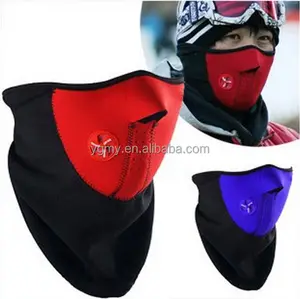 Mascarilla facial de invierno para hombre y mujer, a prueba de viento, protector para el cuello, cálida, protección para bicicleta/Snowboard