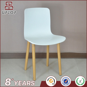 (SP-UC007) De Mode à manger <span class=keywords><strong>sans</strong></span> bras <span class=keywords><strong>chaise</strong></span> en plastique avec pieds en bois - Product Image 6