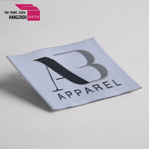 Bán buôn giá rẻ tùy chỉnh tên tag may quần áo dệt nhãn - Product Image 4